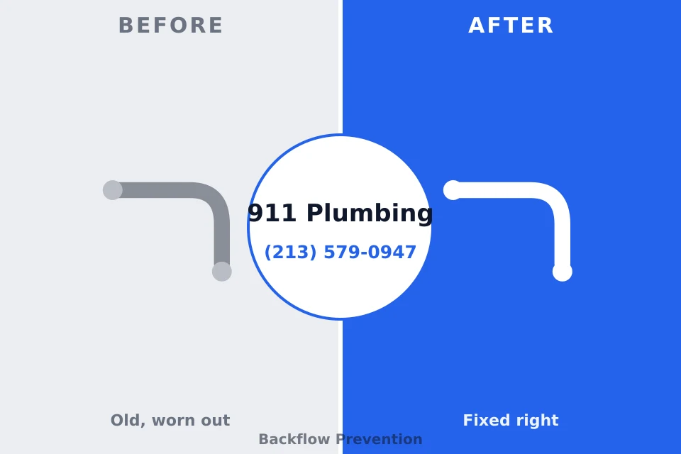 Before and after: plumbing company Jamesburg, NJ